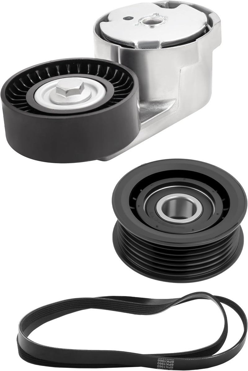 Ntoauto Belt Tensioner Serpentine Belt Tensioner - Compatible with 200, 300, Town & Country; Charger, Challenger, Durango, Grand Caravan, Journey; Grand Cherokee; 1500, ProMaster - Replaces 05184617AD. - Image 1